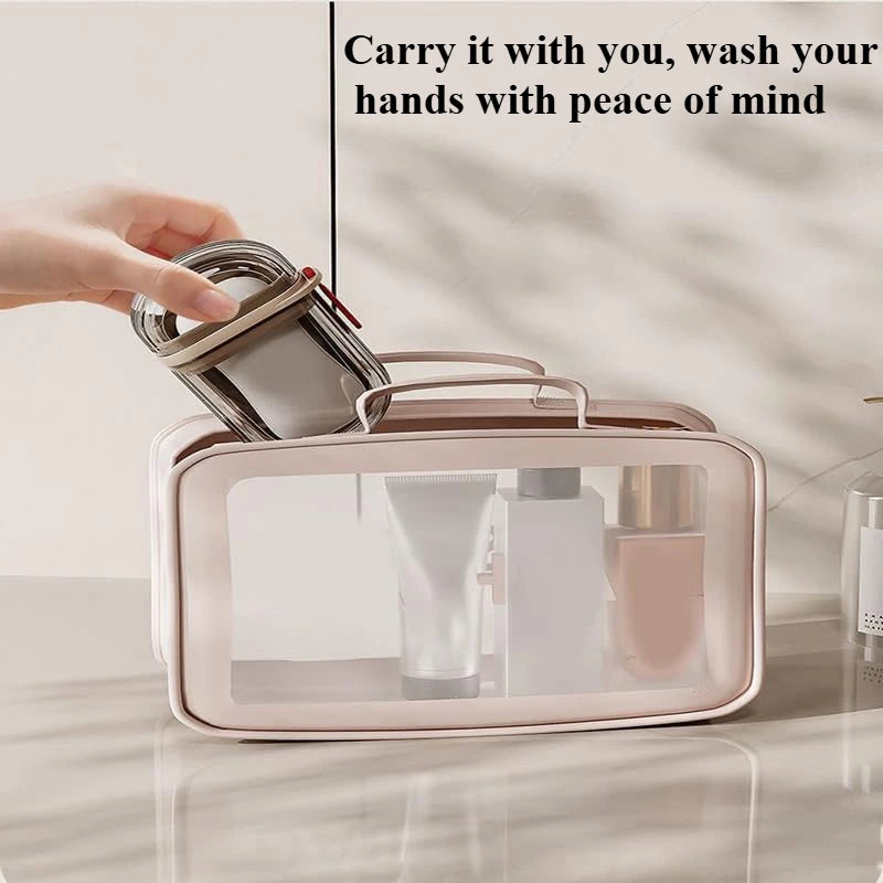 Travel Portable Soap Box with Lid Sealed and Drainable Small Soap Case Bathroom Drain Tray for Camping Traveling Soap Contain