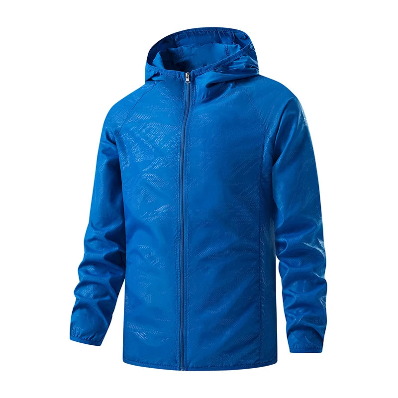 LNGXO Waterproof Hiking Jackets for Men and Women Sun Protection Windbreaker Camping Climbing Rain Coat Unisex Portable Cloth