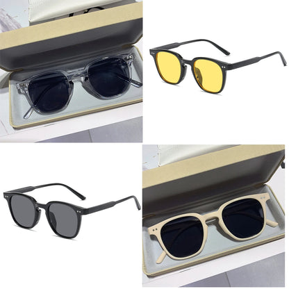 New Vintage Square Sunglasses Women Men Small Round Sun Glasses Female Small Eyewear Sunglasses for Male Female