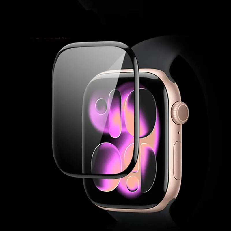 Protector Film For Apple Watch 44-45mm 40mm 41mm 46-42-38mm Curved Screen Protectors iwatch series 11 10 8 7 SE 9 Ultra 2-3 4