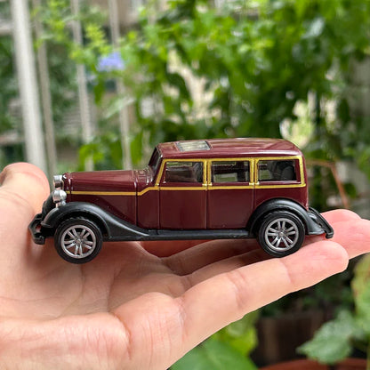 1:43 Alloy Vintage Diecast Car Model Car Classic Cadillacs V8 Pull Back Car Model Miniature Vehicle Replica Gift For Kids Adu