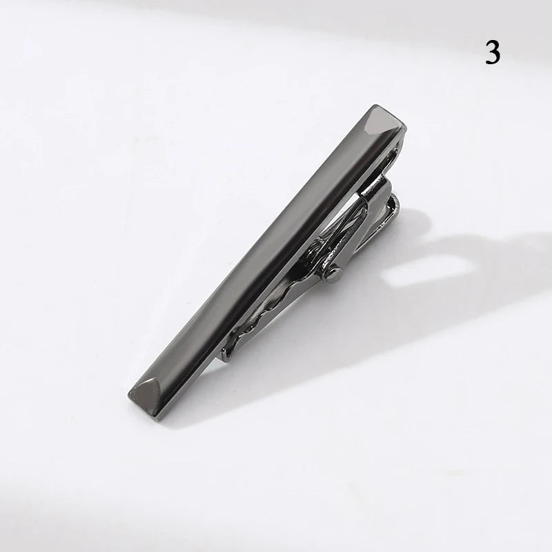Tie Pin For Men Classic Tie Clips Copper Tie Bar Tie Collar Pin Business Corbata Necktie Clip Jewelry Gift Wedding Accessorie