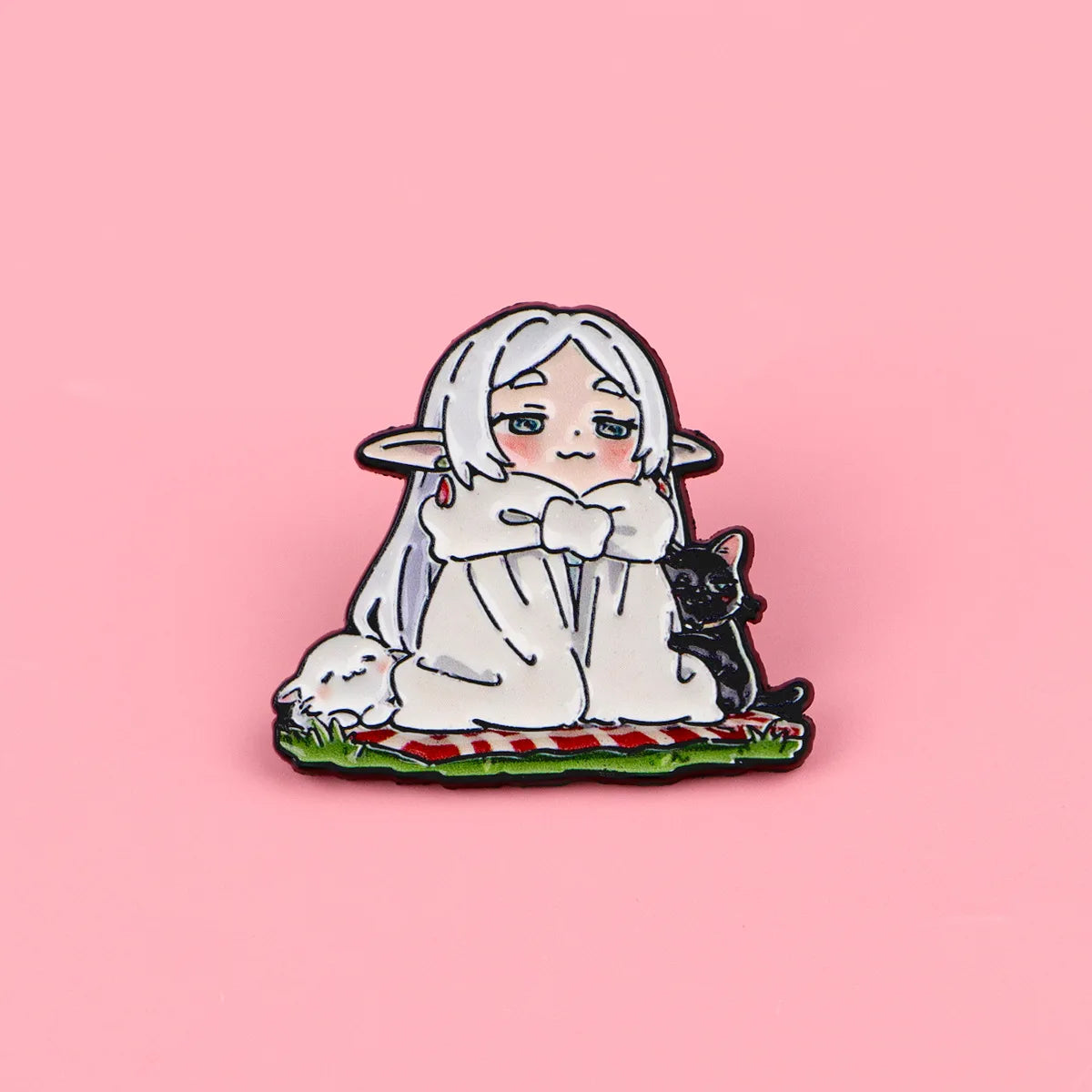 Frieren Anime Girl Enamel Pin Manga Badges on Backpack Women's Brooches Hat Lapel Pins Cosplay Accessories Fans Gifts