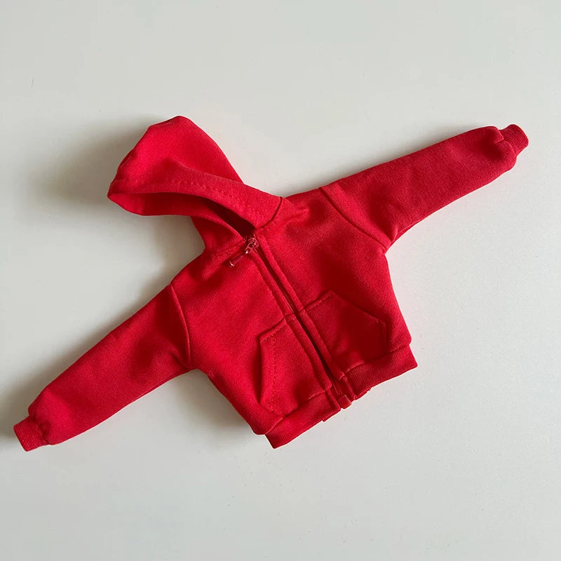 New Arrival Blythe Doll Clothes Sweater Sports Set Vest Shorts Zippered Hoodie Jacket for Blyth OB24 Pullip 1/6 Dolls Outfit 