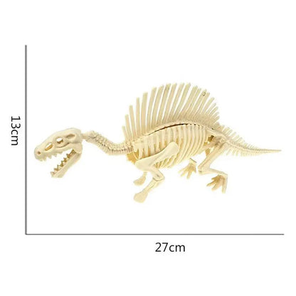 DIY Assembly Dinosaur Fossil Skeleton Mosasaurus Tyrannosaurus Action Figure Collection Creative Model Kid Toy