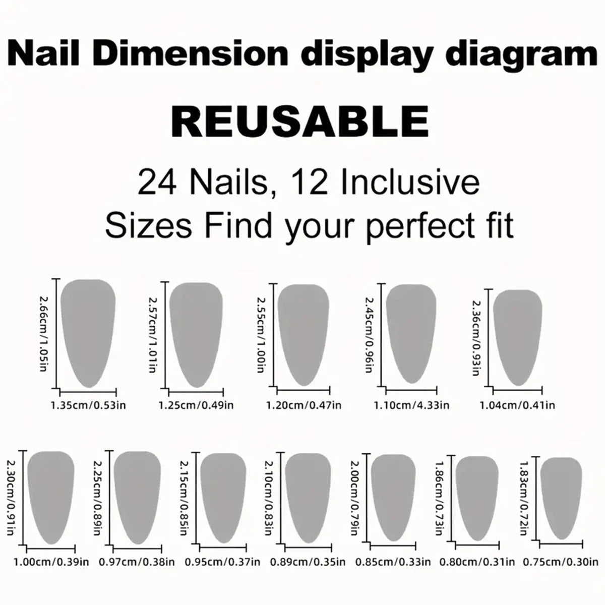 96pcs Almond Shaped Press on Nails, Medium Length, Glossy Finish, Pink & White Gradient, French Stripe Design, Fashionable & 