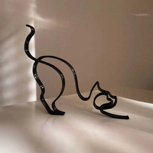 Party Decorations, Minimalist Animal Art, Handmade Metal Sculptures, Desk Decor, Custom Cat Dog Figurines, Retro Home Ornamen