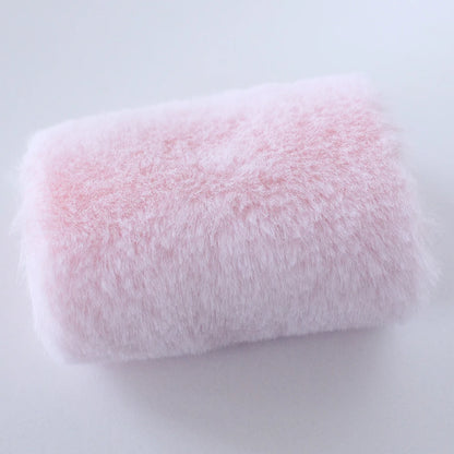 DIY 5MM Plush Fabric Encryption Thickening fabric solid Solf Atrtificial Fur Patchwork bags Doll clothing Decoration material