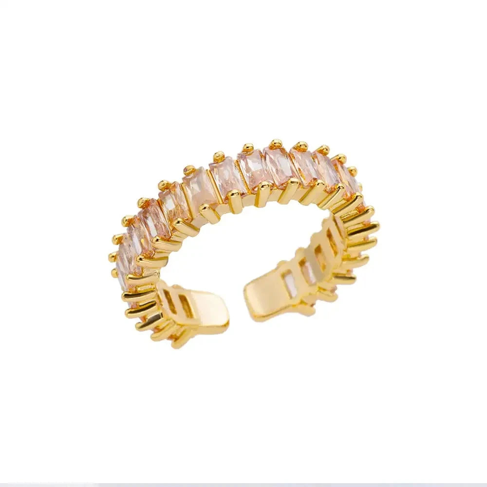 316L Stainless Steel Rings for Women Gold Color Never Fade Luxury Classic rings wedding couple rings Jewelry