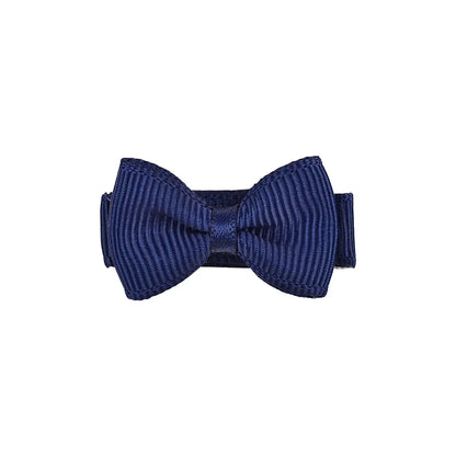 1.2 Inches Solid Colors Mini Hair Bows With Clip For Kids Girls Hairgrips Ribbon Covered Safety Bows Headwear Hair Accessorie