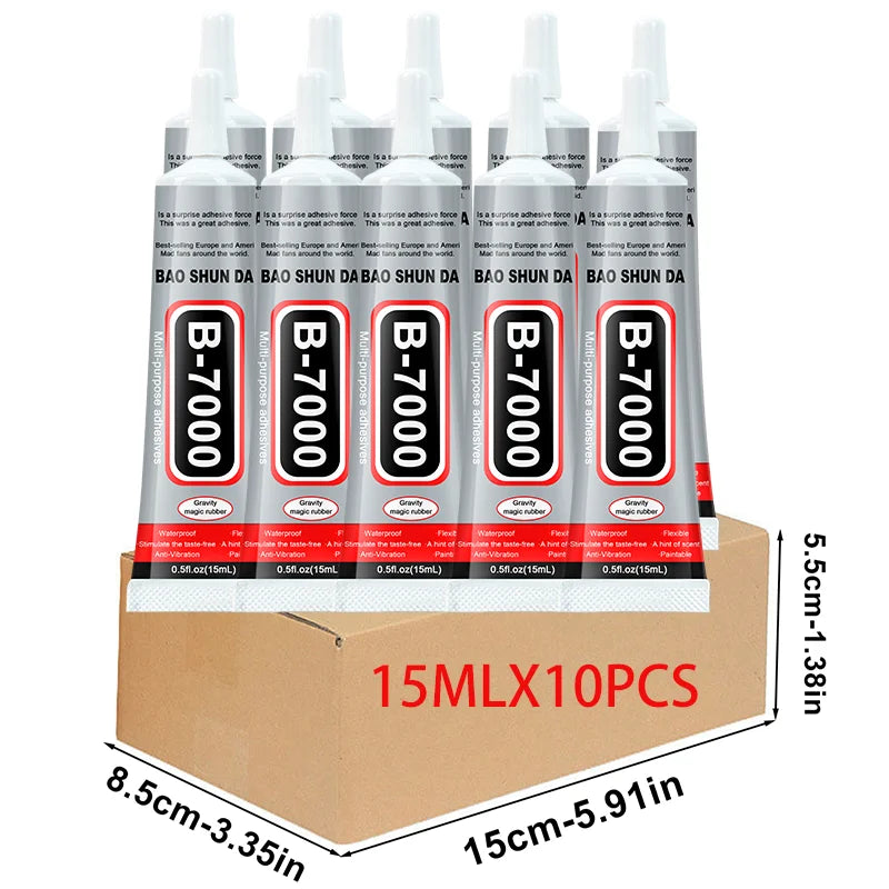 B7000 Mobile Phone Screen High-Strength Waterproof Adhesive, Universal Phone Glass Bonding Agent, 15/25/50/110ml Fast B7000 G