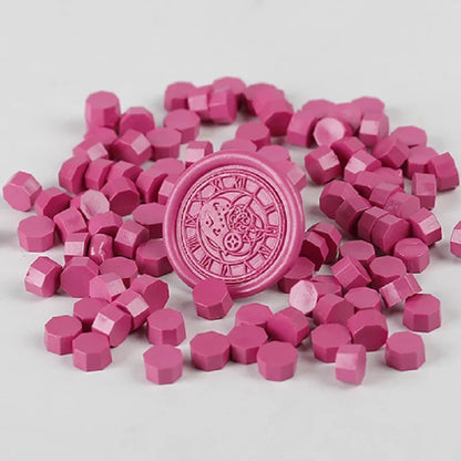200 Pcs Wax Print Beads Wax Seal for Stamps Wax Lacquer for Seals Retro Sealing Gold Wedding Birthday Lacre for Card Making -