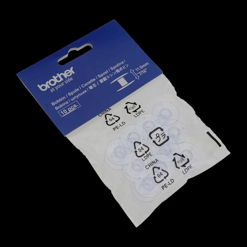 Brother Bobbin 11.5mm SEWING MACHINE BOBBINS10pcs SFB XA5539-151 Brother Domestic Sewing Machine Bobbin Sa156