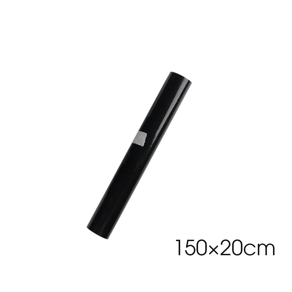 Gloss Black Car Body Film Vinyl Wrap Decals Self Adhesive Sticker Motorcycles Bike Auto Skin Color Changing Films 150*50cm - 