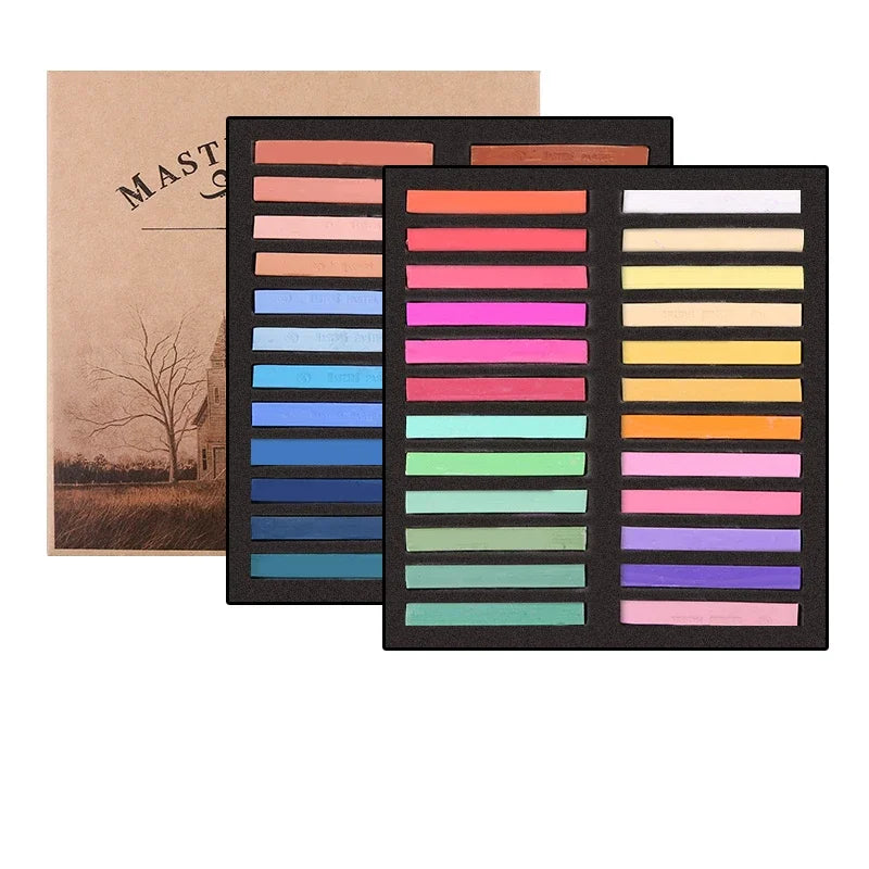 12/24/36/48 Colors Soft Pastel Masters Colored Crayon Chalk Drawing Coloring Art Supplies - 48 COLORS