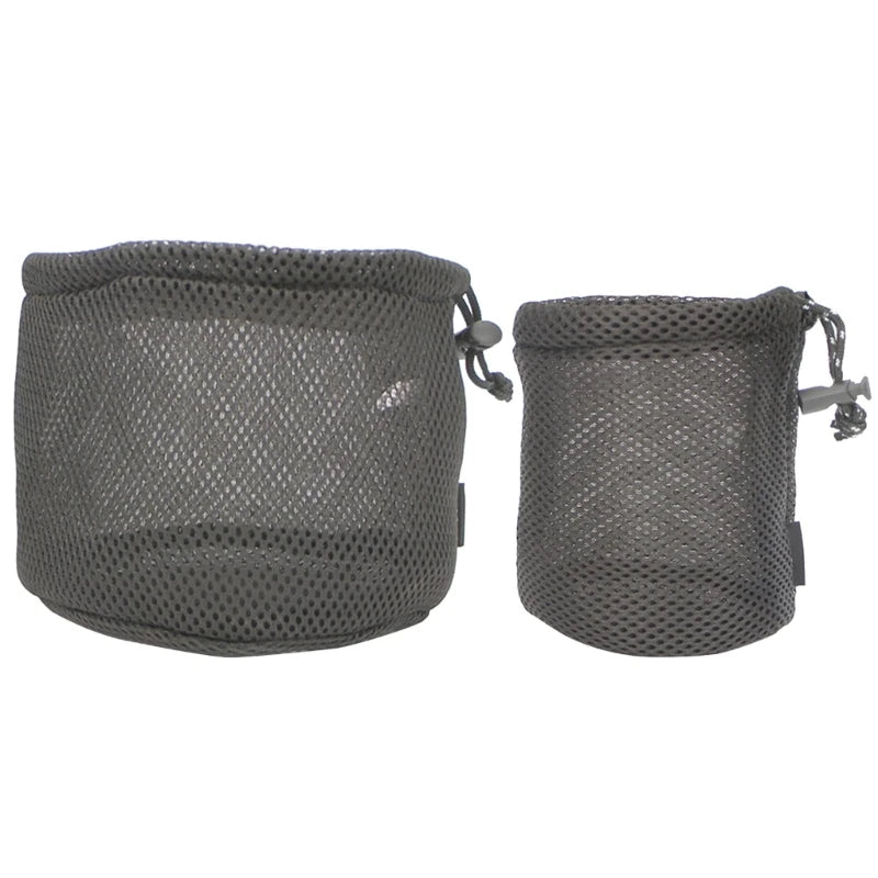 Cookware Storage Bag Nylon Mesh Bag Travel Stuff Sacks Drawstring Bag - A