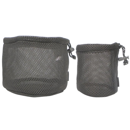 Cookware Storage Bag Nylon Mesh Bag Travel Stuff Sacks Drawstring Bag - A