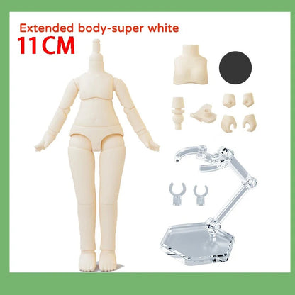 Original YMY 2nd Generation Body Doll Spherical Removeable Joint Body Doll For Penny, GSC, Molly, Obitsu 11, NendoroidS Head