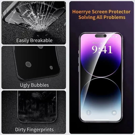 Privacy Screen Protector For iPhone 16 13 15 18 11 12 14 17 Pro Max Air 16e Anti-spy Glass For iPhone 13 12 Mini 7 8 Plus SE 