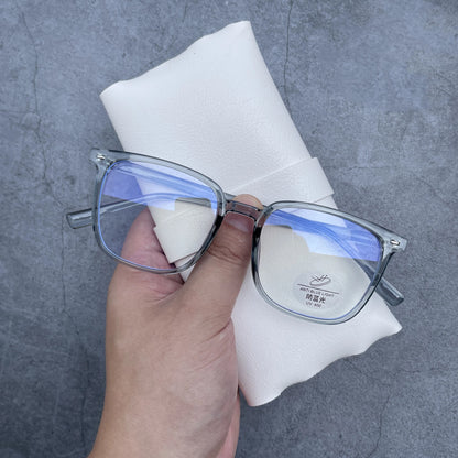 Black Computer Glasses Frame Women Men Anti Blue Light Square Rectangle Eyewear Blocking Glasses Optical Spectacle Eyeglass -