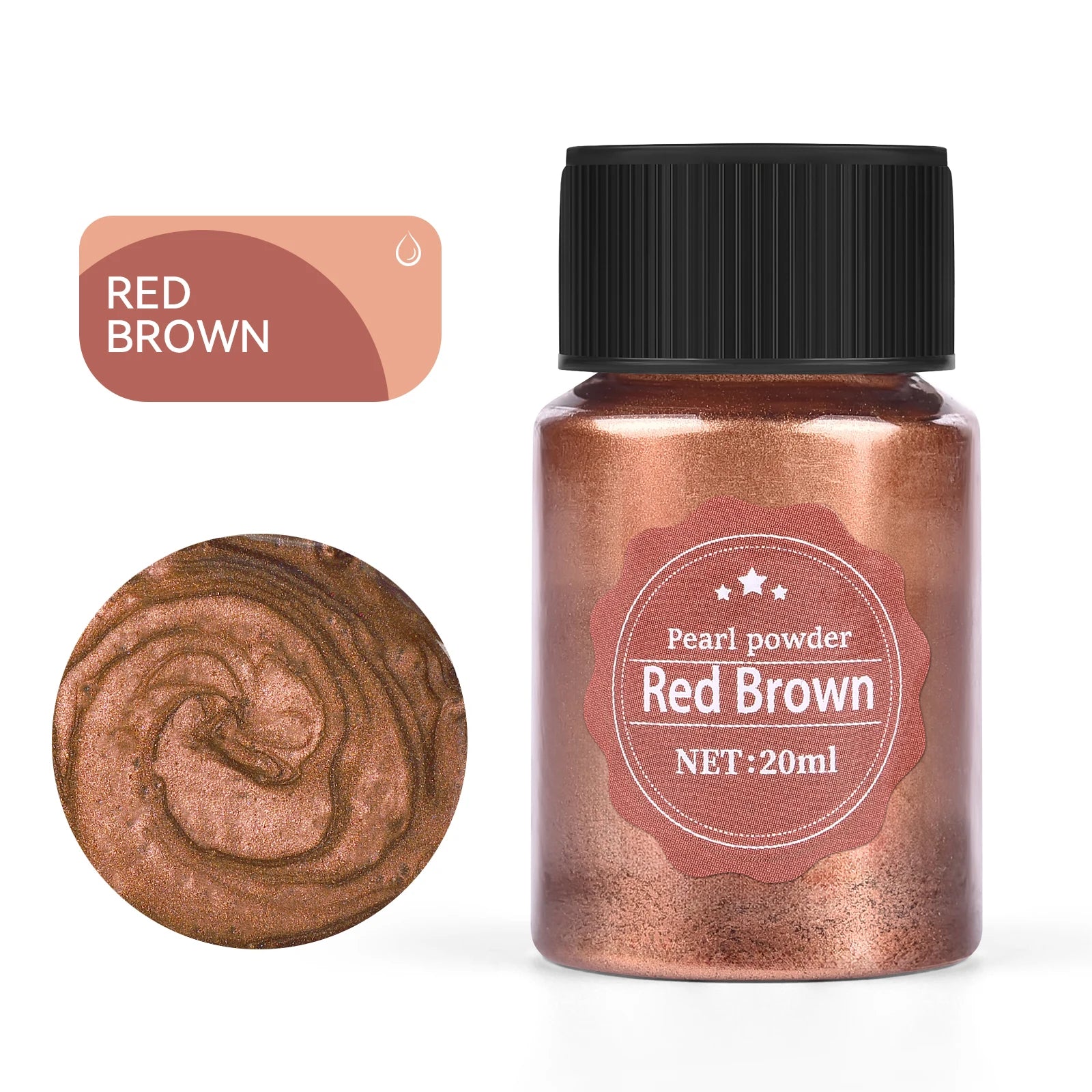 20ml Pearlescent Mica Powder Epoxy Resin Pigment Kits Dye Pearl Pigment Natural Mica Mineral Powder DIY Jewelry Crafts Candle