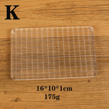 Clear Acrylic Stamp Block Use Clear Cling Mounted Rubber Stamp DIY Scrapbooking Clear Photo Album Decorative Handmade Tools -