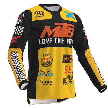 Ggrrans mtb Jerseys Mountain Bike MTB Shirts Offroad Long sleeve Motorcycle Motocross Sportwear Racing Bike Cycling Clothing