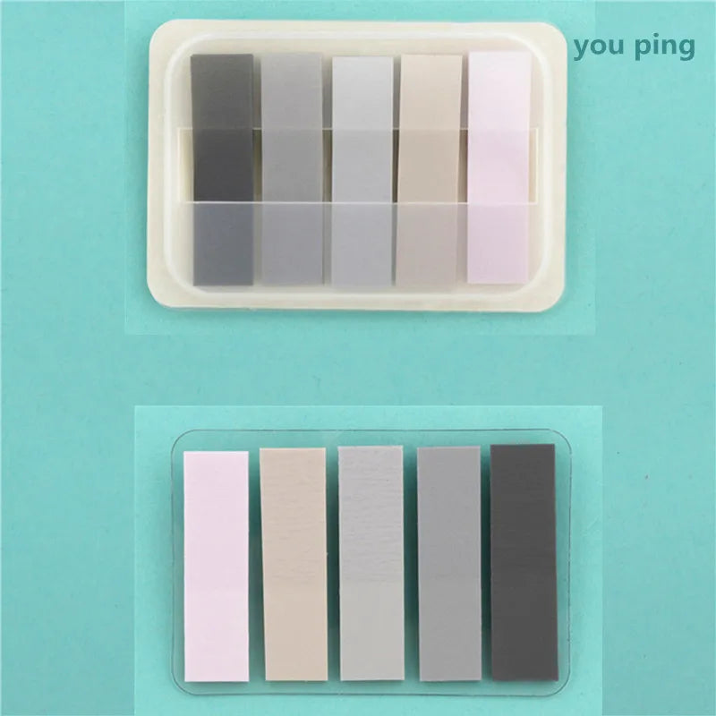 15 Types Color Self Adhesive Memo Pad Sticky Notes Bookmark Point It Marker Memo Sticker Paper Office School Supplies - W