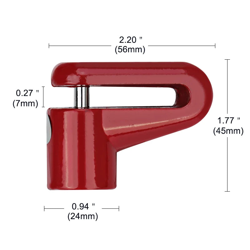 Disc Brakes Lock with Steel Wire Universal Motorcycle Safety Lock Kit with Steel Wire Rope for Scooter Motorcycle Bicycle