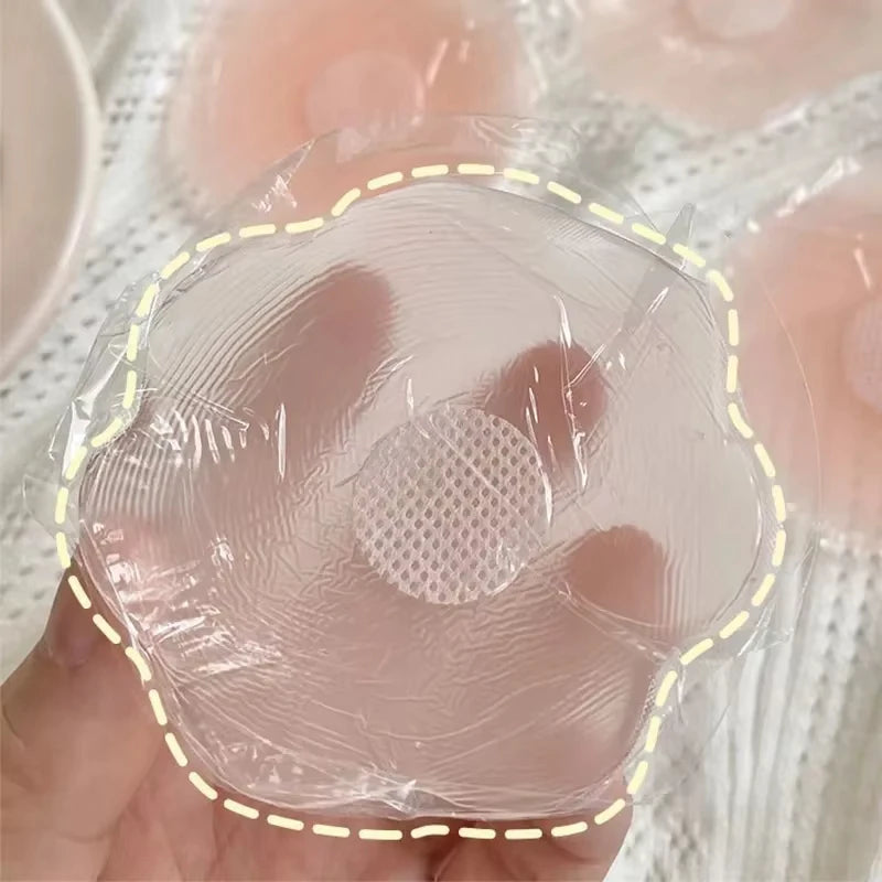 New Reusable Silicone Nipple Cover for Women Bra Sticker Breast Petal Strapless Bra Invisible Boob Pads Chest Pasties Intimat