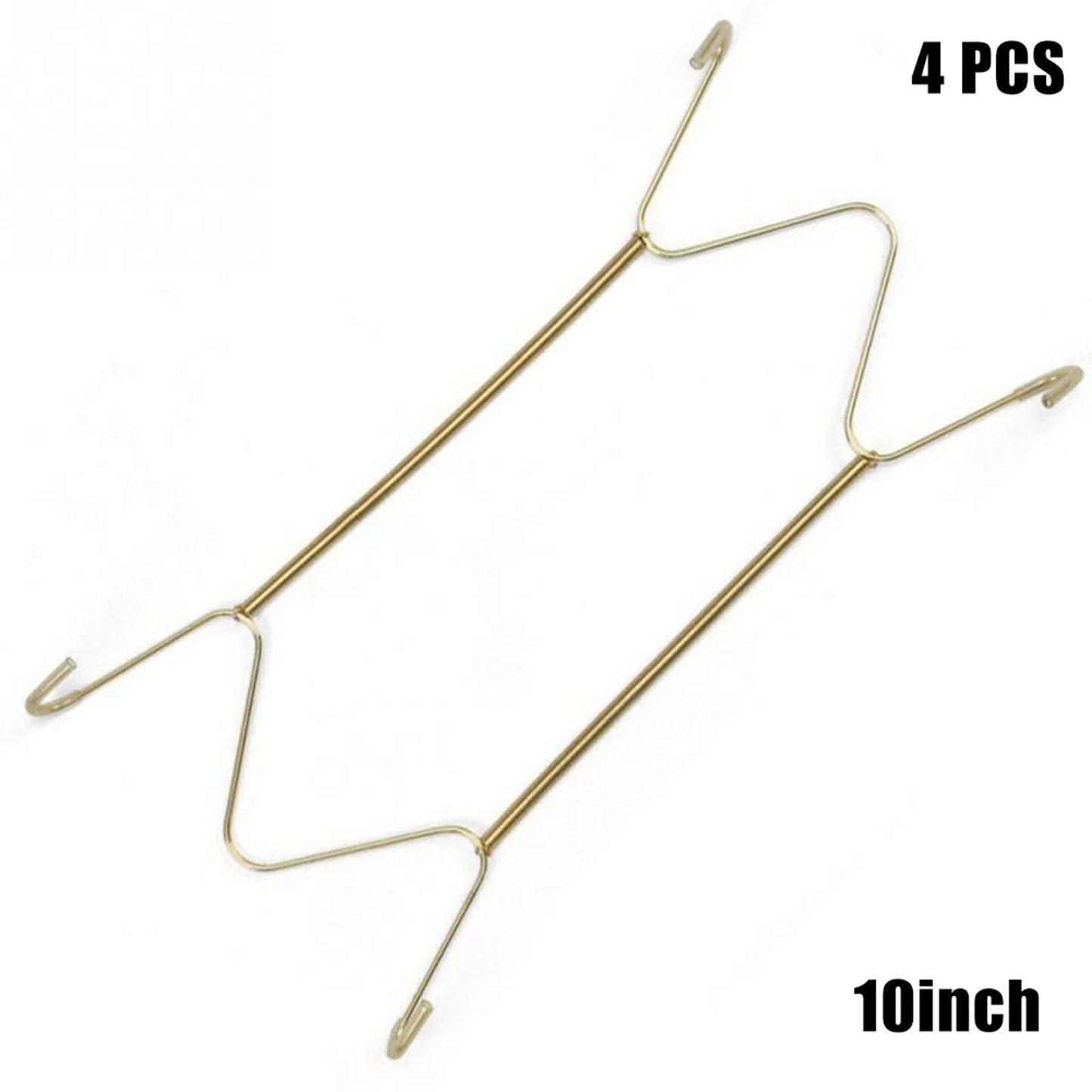 4 Pcs Plate Dishes Hanger Invisible Plate Hangers Holder Wall Hooks Home Decor Fit For Decorative Plates Antique China - 10in