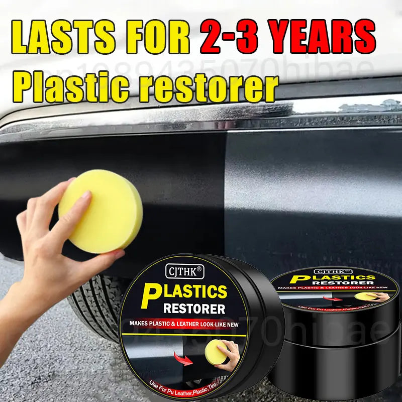 Car Plastic Restorer Back To Black Gloss Car Cleaning Products Plastic Leather Restore Auto Polish And Repair Coating Renovat