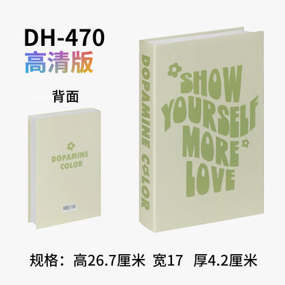 Home Decor Ornaments Living Room Study Soft Prop Book Box Luxury Coffee Table Books Modern Fake Books for Decoration - DH470