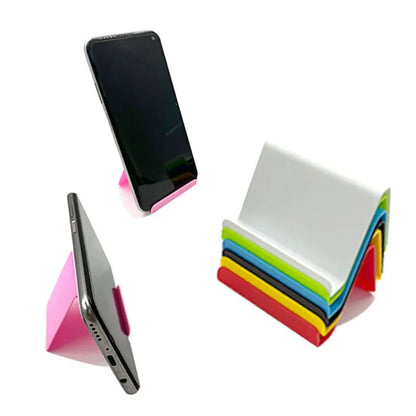 Lazy Bracket Mobile Phone Holder Table Desktop Stand Plastic Desk Mount Candy Color Mini Portable Holder Bracket for Smartpho