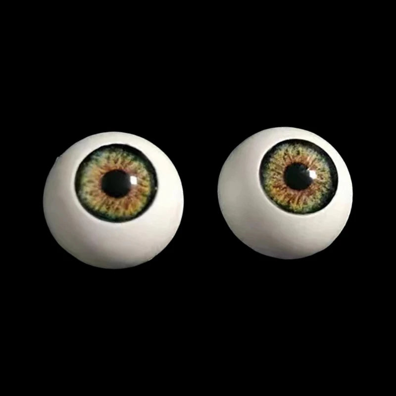 1 Pair 10mm/12mm/14mm/16mm/18mm Doll Eyeball For BJD DIY Doll Eyes Accessories Animal Eyes Acrylic Eyes Doll Eyeballs