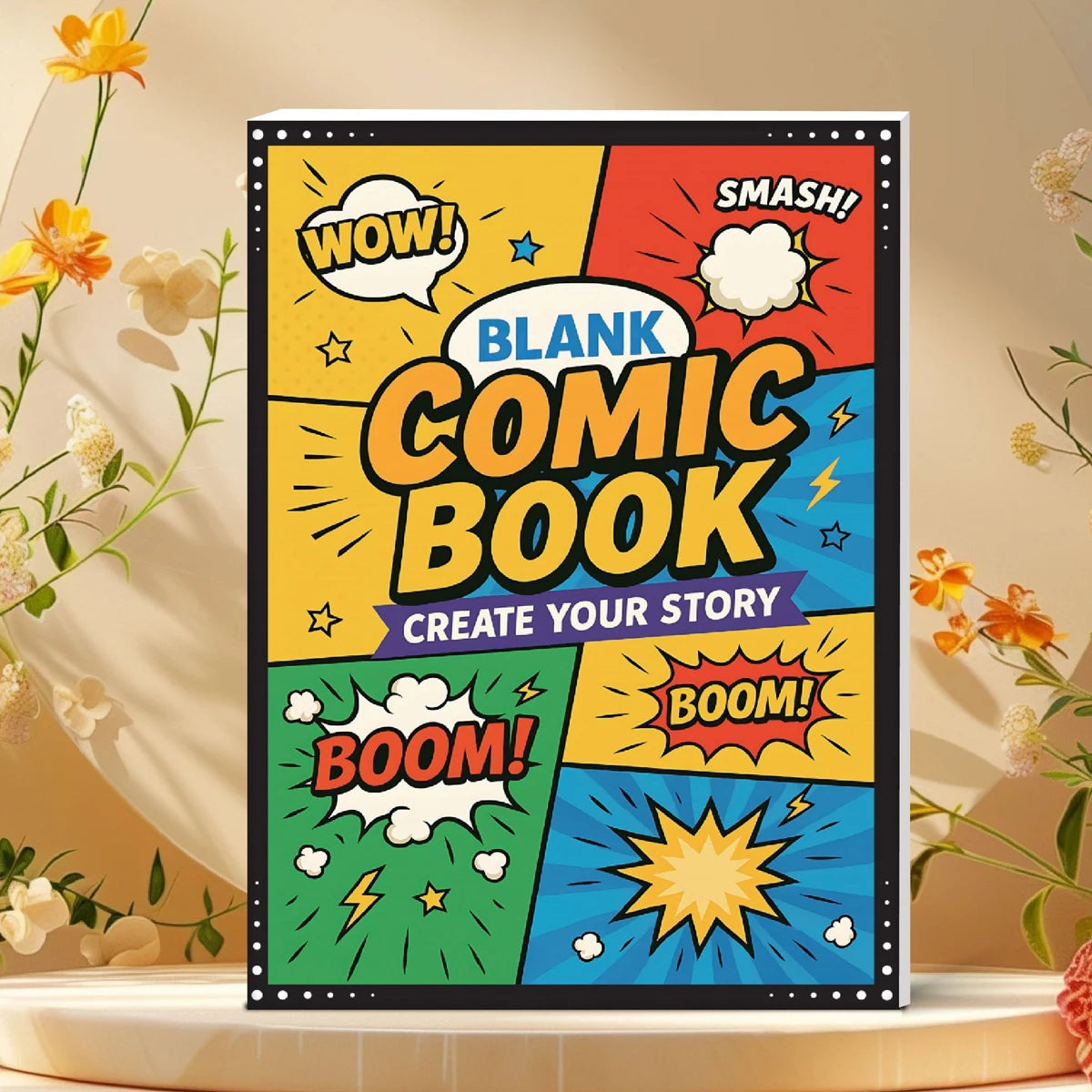 30 Sheet Manga Sketchbook Blank Comic DIY Drawing Book Multiple Template Speech Bubbles Graphic Novel Creation Drawing Book T