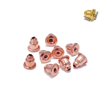 200-2000pcs Soft Silicone Rubber Earring Back Stoppers for Stud Earrings DIY Earring Findings Accessories Bullet Tube Ear Plu
