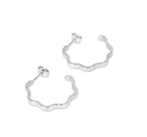 Shiny Zircon Hoop Earrings for Women Trendy Golden Stainless Steel Circle Earring Jewelry Pendientes