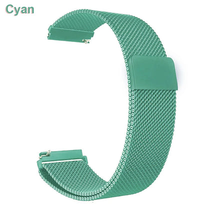 18mm 20mm 22mm Metal Strap For Garmin Vivoactive 3 4 4s 5 6 Band Watch Venu 2 2s 3s SQ Bracelet Venu 4 41mm 45mm Milanese Loo