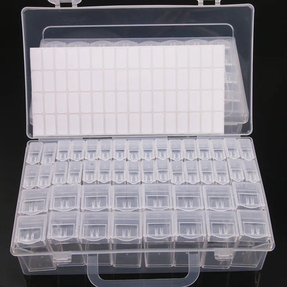 5D DIY Diamond Painting Tools Accessories Storage Box Container Diamond Embroidery Accessories Drill Box Mosaic Container Cas