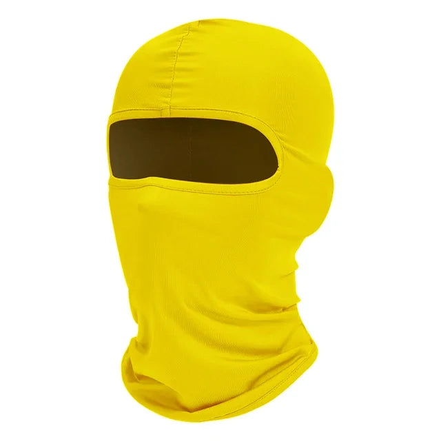 Tactical Balaclava Full Face Mask Hiking Cycling CS Camping Hunting Cap Bike Head Cover Summer Men Women Ski Mask - yellow1