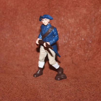 Medieval Figure Musketeer Miniatures Ornaments Simulation Army Flagman Piper Soldier Action Figure Figurine Model Children To