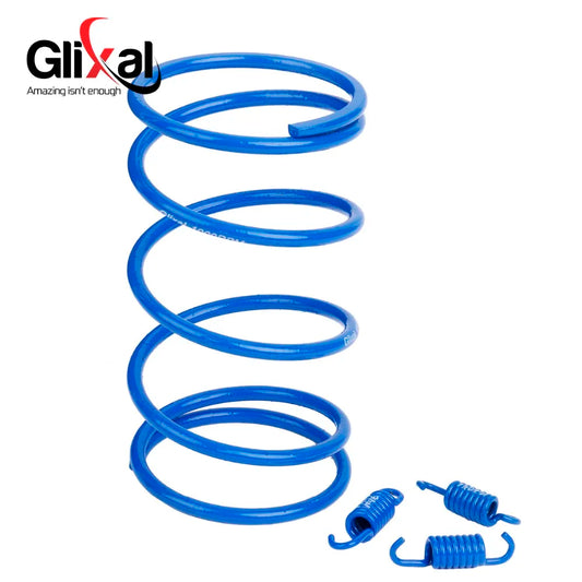 Glixal Chinese Scooter High Performance Racing Torque Spring Clutch Springs GY6 50cc-100cc 139QMB 1P39QMB Engine (1000RPM,Blu
