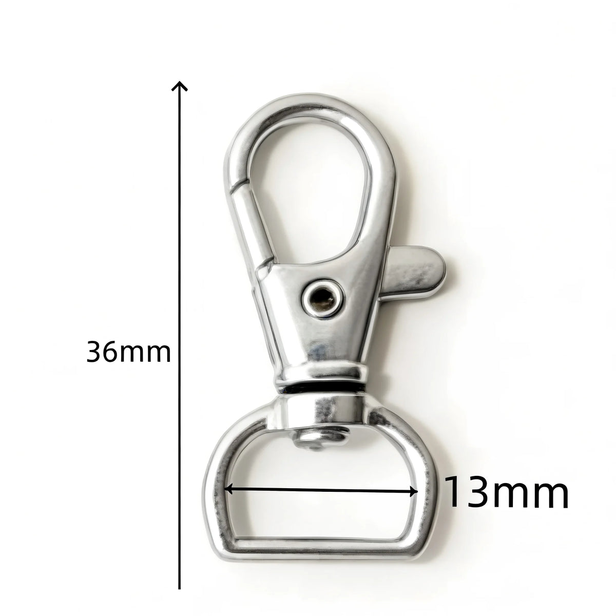 5/20/50/100 PCS Swivel Clasps Lanyard Snap Hooks Key Chain Clip Hook Metal Lobster Claw Clasp for Keychain Hardware Accessori