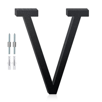 3-12inch Floating Aluminum House Numbers, Modern Metal House Address Numbers Letters, Aluminum Address Letters for Outside - 