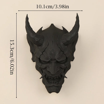 Cross-Border Dark Style Demon Mask Wall Hanging Decoration For Retro-Style Home Wall Art Decor Scenario