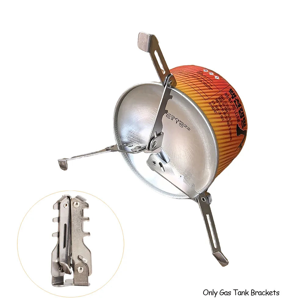Outdoor Gas Cylinder Holder Camping Foldable Burner Holder Stove Tool Bottle Holder Gas Cylinder Tripod Outdoor Picnic Tool