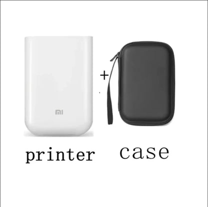 MIJIA AR Printer 300dpi Portable Photo Mini Pocket With DIY Share Picture Printer，case or Photo Paper，Work With Mihome APP - 