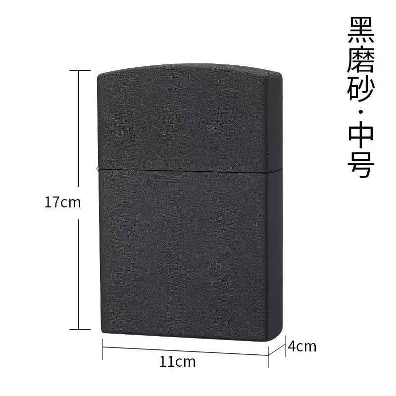 Outdoor Creative Mini Lighter Retro Keychain Pendant Cigar Cigarettes Smoking Accessories Lighters Funny Gadgets - Black matt