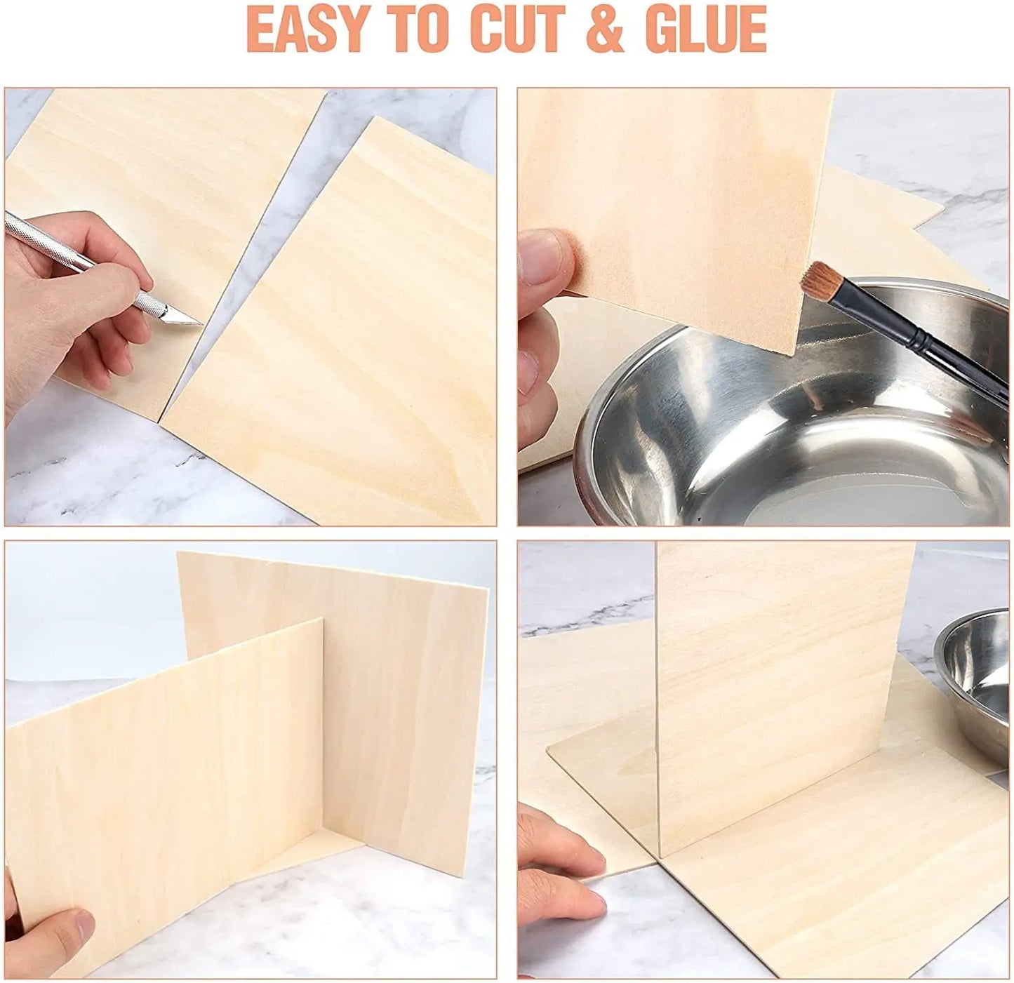 5Pcs/lot Balsa Wood Sheets Ply 100/200/300mm Long 100mm Wide 1/1.5/2/3mm Thick For Craft DIY Project Wood DIY Craft Accessori